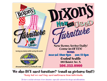 Tablet Screenshot of dixonsfurniture.com